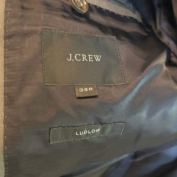 Jcrew Ludlow Sports Jacket 100% Cotton Solid Gray Preppy Causal Sz 38R - Picture 13 of 16